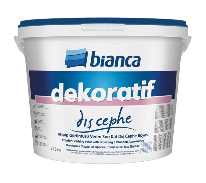 Dekoratif dış cephe boyası
