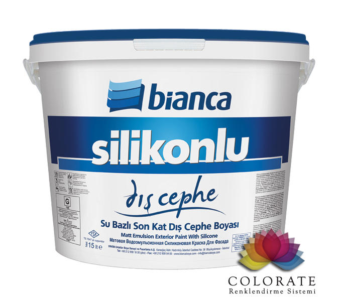Silikonlu dış cephe boyası